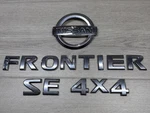 2005-2012 Nissan Frontier 4X4 Rear Tail Gate Emblem Logo Badge Sign Set Oem. Fixed Price $49.99.