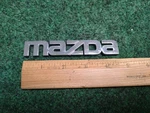 1997-2002 Mazda 626 Lx Chrome Rear Trunk Deck Lid Emblem Factory Oem 2S5. Fixed Price $14.99.