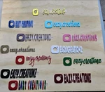 Custom 3D Car Emblem Badge Personalized Acrylic With 3M Adhesive. Fixed Price $36.00.