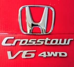 2010-15 Honda Accord Crosstour 4WD V6 Rear Emblem Badge Set (peel & Stick). Fixed Price $55.00.