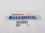 Genuine Oem Honda 75724-TXM-A01 Rh Fender "hybrid" Emblem Badge 2019-22 Insight. Fixed Price $63.34.
