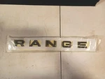 Land Rover Front Name Plate (black) Hood Decal Range Oem. Fixed Price $119.99.