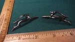 CE09 Chevrolet Impala Interior Door Emblems Vintage 1970-3 #9840801-2. Fixed Price $59.99.