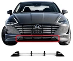 For 2020-23 Sonata Front Bumper Lower Chrome Molding Trim Strip Se Hybrid Grille. Fixed Price $162.99.