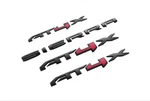2023-2024 Gmc Sierra AT4X Emblems In Black Oem New 86532081. Fixed Price $234.97.