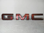 Gmc Emblems Red Tailgate 2019 - 2023 Sierra Part 84309190, 84309191 Euc. Fixed Price $35.00.
