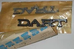 Nos Mopar 1969 1970 Dodge "dart" Fender Side Nameplates R/l Pair 2901894. Fixed Price $149.95.