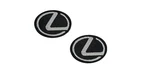 Embroidered Lexus Badge/ Emblem Patches Iron-on Sew Or Glue 1-1/2" Silver. Fixed Price $12.95.