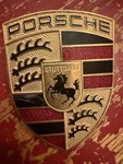For Porsche Hood Emblem 99655921101 Genuine Part.. Fixed Price $60.00.