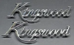 Kingswood Emblem Badge Pair Oem 8737960 Vintage Chevrolet Chevy. Fixed Price $44.99.