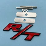 For Rt Emblems Front Grille R/t Replacement Badges 3D Letter Black Red. Fixed Price $19.99.