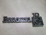 Original/vintage Bonanza 10 Front Fender Emblem Chevy Truck Part No 363181. Fixed Price $60.00.