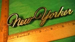 BN44 Chrysler New Yorker Fender Emblem Vintage 1966-7 #2783603. Fixed Price $9.99.