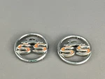 Pair (2) 1963 Chevy Impala Ss Quarter Panel Emblem Oem 3827300 Gm Chevrolet. Fixed Price $59.99.