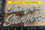 (1) Oldsmobile Starfire Circa '66 Emblem 387004 5868). Fixed Price $40.00.