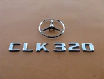 99 00 01 02 Mercedes CLK320 Convertible Rear Lid Chrome Emblem Logo Badge A44303. Fixed Price $40.00.