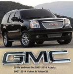 Oem 2007-2014 Grille Big Gmc Emblem Badge For Yukon Acadia Chrome Gloss Black. Fixed Price $40.00.