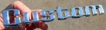 Oem 1974 1975 1976 1977 1978 1979 Ford Truck "custom" Emblem D4TB-9925632-BA. Fixed Price $49.99.
