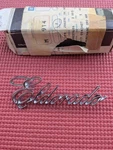 Nos 79' - 85' Eldorado Biarritz Fender Emblem Script. Gm Part # 1614599.. Fixed Price $85.00.