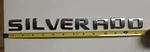 2007-13 Chevy Silverado Truck Door Chrome Letters Emblem Badge Logo Oem Gm Used. Fixed Price $15.99.