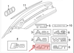 Oem Audi A8 D4 Rear Emblem Badge Chrome '4.0 T' 4H0853743G2ZZ Genuine. Fixed Price $21.08.