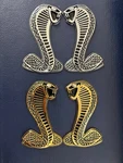 Cobra Snake Dash Fender Emblems Trunk Ford Mustang 1994-2004 3.5 Inch. Fixed Price $14.99.
