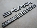96-02 Gmc 2500 Savana 15769414 Logo 15707435 Emblem Nameplate Decal Ornament Set. Fixed Price $24.95.
