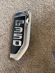 Oem 2017 2022 Ford F-350 Lariat Front Right Fender Emblem Badge HC3Z-16720-CC. Fixed Price $52.99.