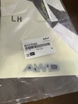 Kia 86316P2500 EMBLEM-AWD2021-2023 Sorento. Fixed Price $30.00.