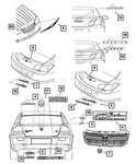 Genuine Mopar Medallion Nameplate 5155656AA. Fixed Price $69.52.