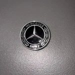 Mercedes Benz 0008173305 Hood Star Emblem Black Edition Oem Used (A15 242). Fixed Price $15.99.