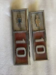 (2) 1965 Chevy Chevrolet Fender Emblem Truck Metal Oem C10. Fixed Price $45.00.
