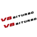 Red Black V8 Biturbo Amg Side Decal Badge Sticker For Mercedes- GLS350 GLS63. Fixed Price $22.99.