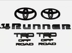Toyota 2010-2022 4RUNNER Blackout Emblem Overlays Trd Off-road. Fixed Price $50.99.
