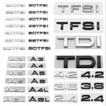Tfsi Tdi Q Letters Chrome/glossy Black Trunk Lid Rear Emblem Badge For Audi. Fixed Price $19.93.
