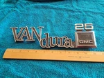 1973-1979 Gmc Van Dura 25 3/4 Ton Front Fender Emblem Original 363559. Fixed Price $34.95.