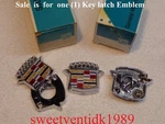 (1) .. Nos Cadillac Rear Trunk Or Tail Gate Key Latch Emblem Gm #20336942. Fixed Price $159.00.