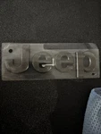 Genuine Mopar Hood Nameplate 68268156AB. Fixed Price $50.00.