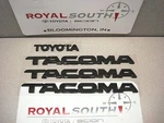 Toyota 2012 2013 2014 2015 Tacoma Black Emblems Genuine Oem. Fixed Price $165.51.