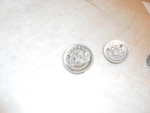 Pr Mopar 1975-79 Chrysler Cordoba Fender Ornaments 3811467&468. Fixed Price $40.00.