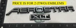 Ford Aerostar Xlt Circa '95 Rear Emblems E89B 1143156 Aa + 1243156 (6863. Fixed Price $15.00.