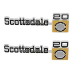 04-556 Brothers Trucks C/k Fender Badge Pair Scottsdale 20. Fixed Price $122.95.