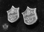 2 Tiarrra Grilles Chrome Badge 3M Self Sticking Small Emblems. Fixed Price $39.60.