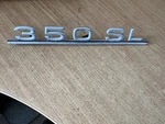 Mercedes Benz R107 Genuine 350SL Boot Lid Badge A1078170115 Good Condition. Fixed Price $54.15.