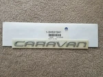 New Oem Gray Dodge "caravan" Nameplate Emblem Letter Kit Badge 0HS31SA1. Fixed Price $19.99.