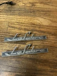 1963 Buick Lesabre Quarter Panel Emblem Set Oem. Fixed Price $50.00.