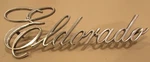 1971-76 Cadillac Eldorado Trunk 5-1/2" Script Emblem 1498995. Fixed Price $36.99.