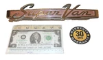 1968 1974 Ford Econoline Super Van Emblem, C8UB-8940412-A, 1969 1970 1971 1973. Fixed Price $35.35.