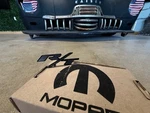 1-GENUINE Mopar Dodge 68290808AB "r/t" Grille Emblem Badge Gray 16-23 Challenger. Fixed Price $81.00.