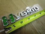 Oem 07-11 Chevy Tahoe Gmc Yukon Hybrid X Green Emblem Badge Trunk Logo 25798870. Fixed Price $11.99.